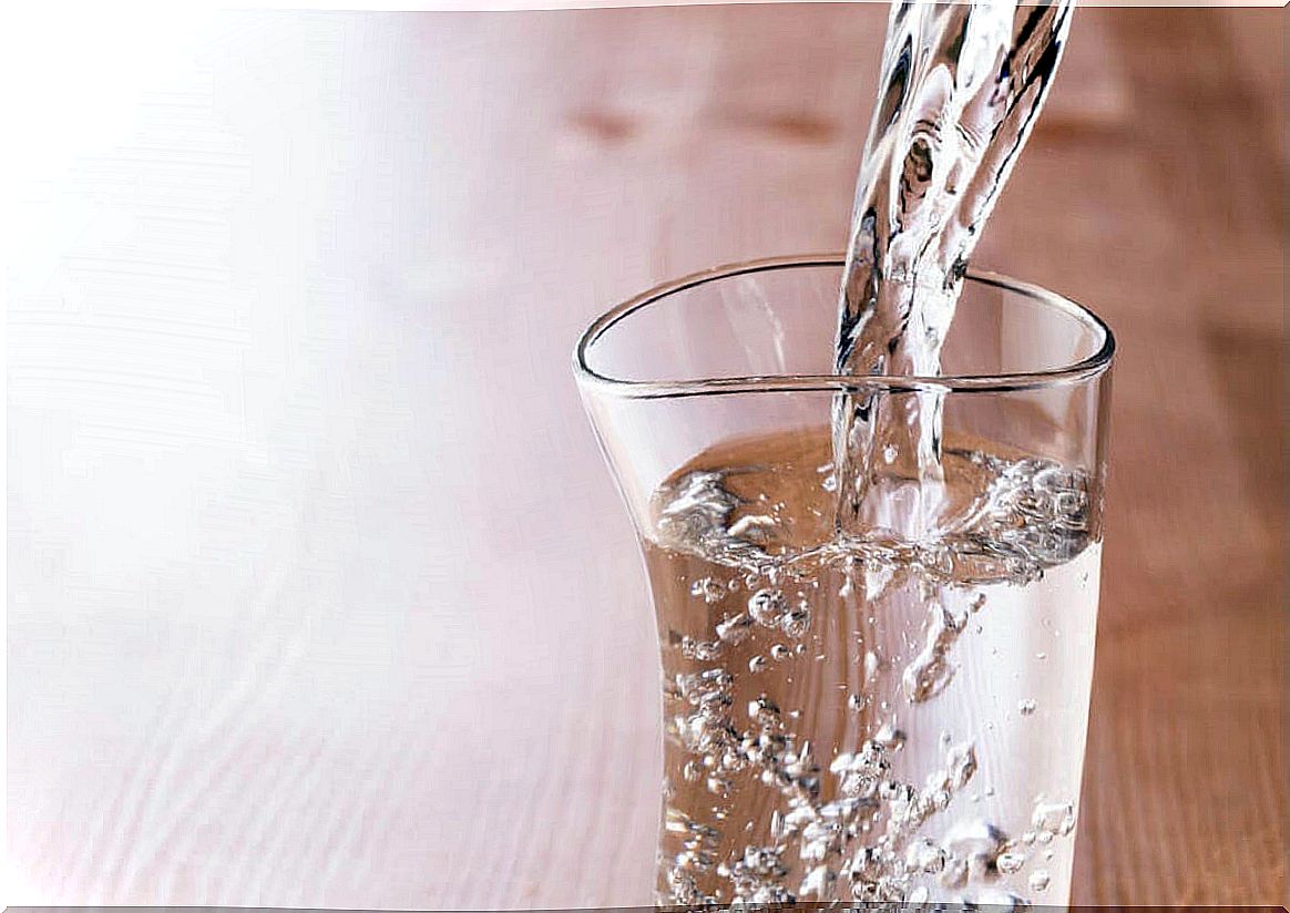 Drink water to stay hydrated