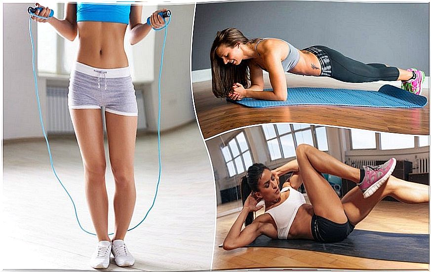 5 exercises to burn fat and improve your health without leaving home