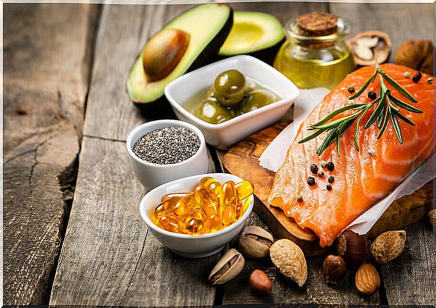 Foods with omega 3 for the nutritional treatment of diabetes