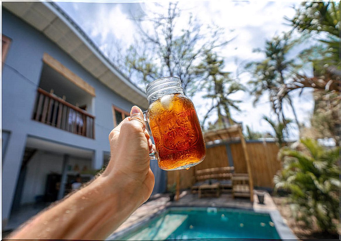 Guayusa cold tea.