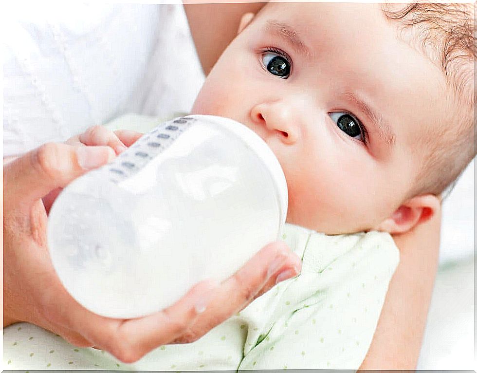 Give your baby a bottle.