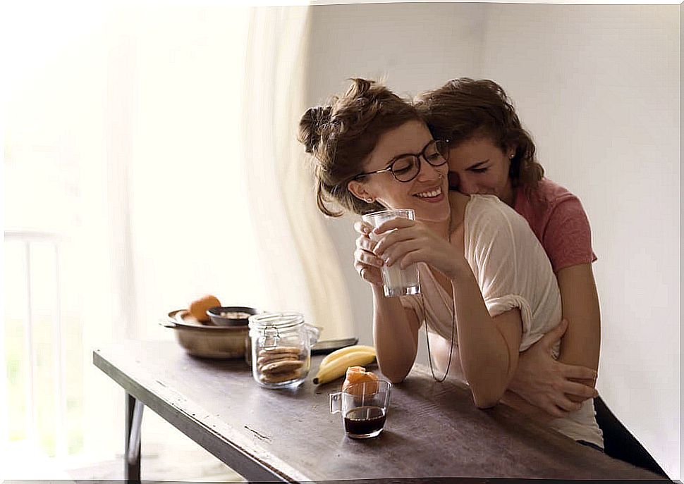 Couple being picky at breakfast