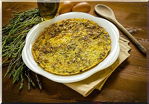 asparagus omelette