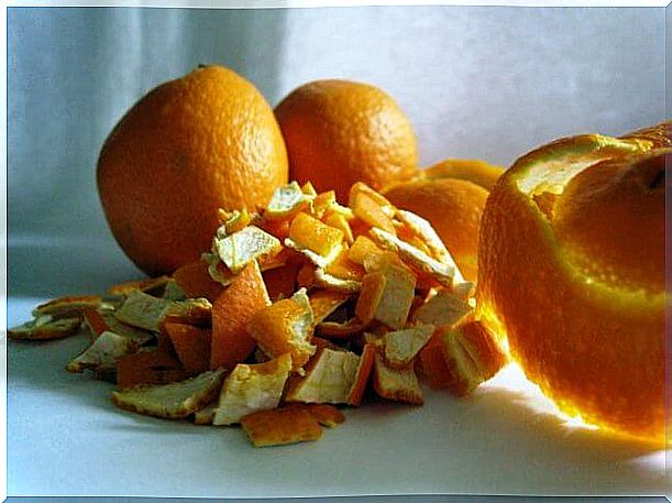 Orange peel for neck pain