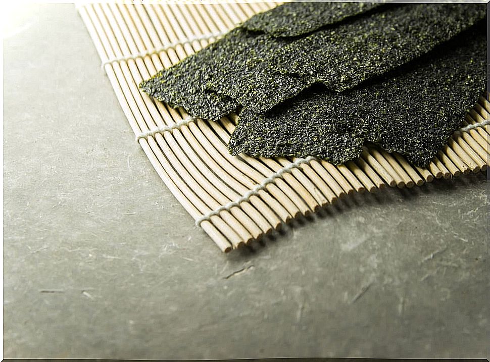 Nori seaweed.